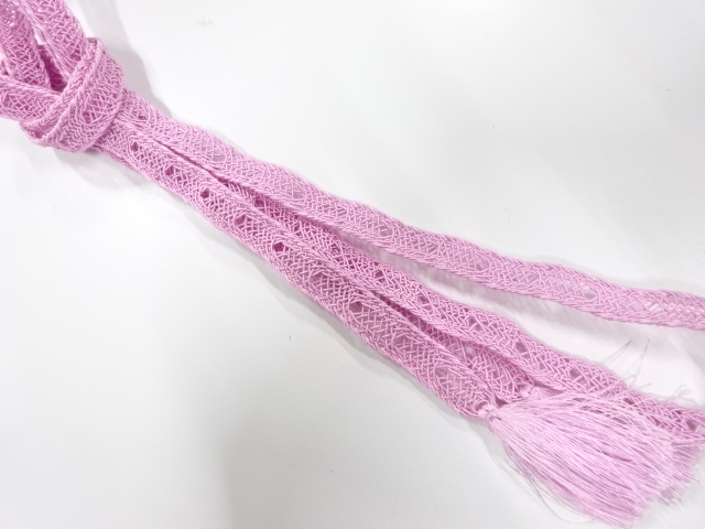 正絹　夏手組帯締め